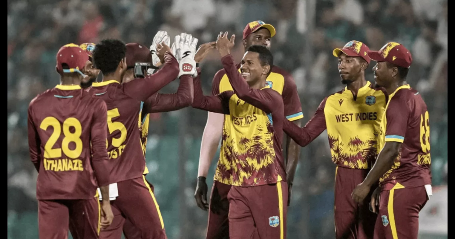 Bangladesh fall short in chase as West Indies win first T20I
