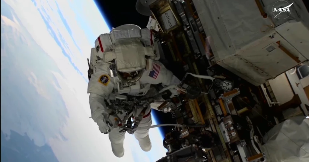 NASA’s stranded astronauts complete first joint spacewalk