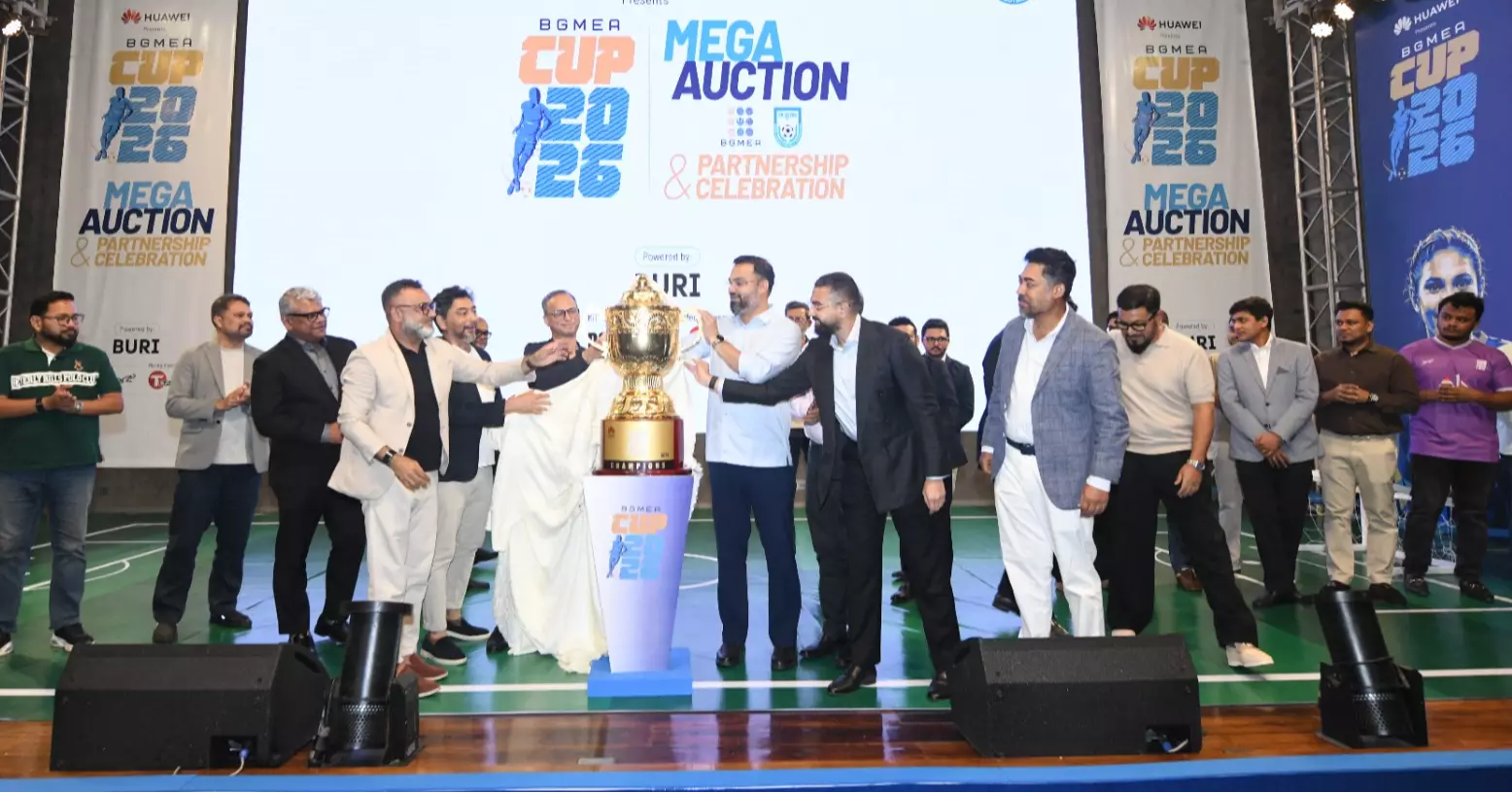 ‘BGMEA Cup 2026’ trophy unveiled amid festive atmosphere