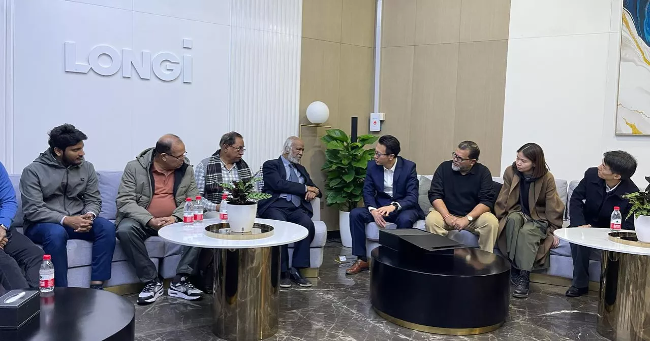 Chinese solar giant LONGi eyes investment in Bangladesh’s renewable energy sector