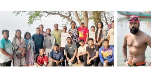 Swimmer Rafiqul reaches Chandpur after covering 400-km in 19-Day river journey
