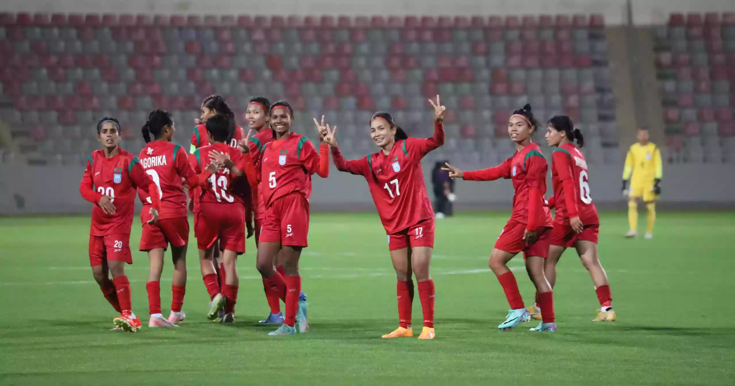 Women's Tri-nation Football: Bangladesh force higher ranked Jordan to play 2-2 draw