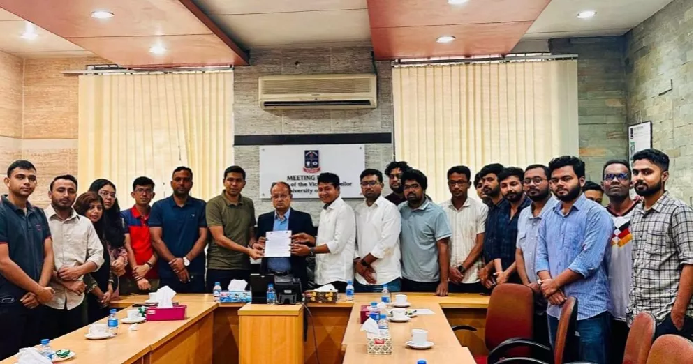 DU JCD submits six-point proposal to improve campus cleanliness and environment