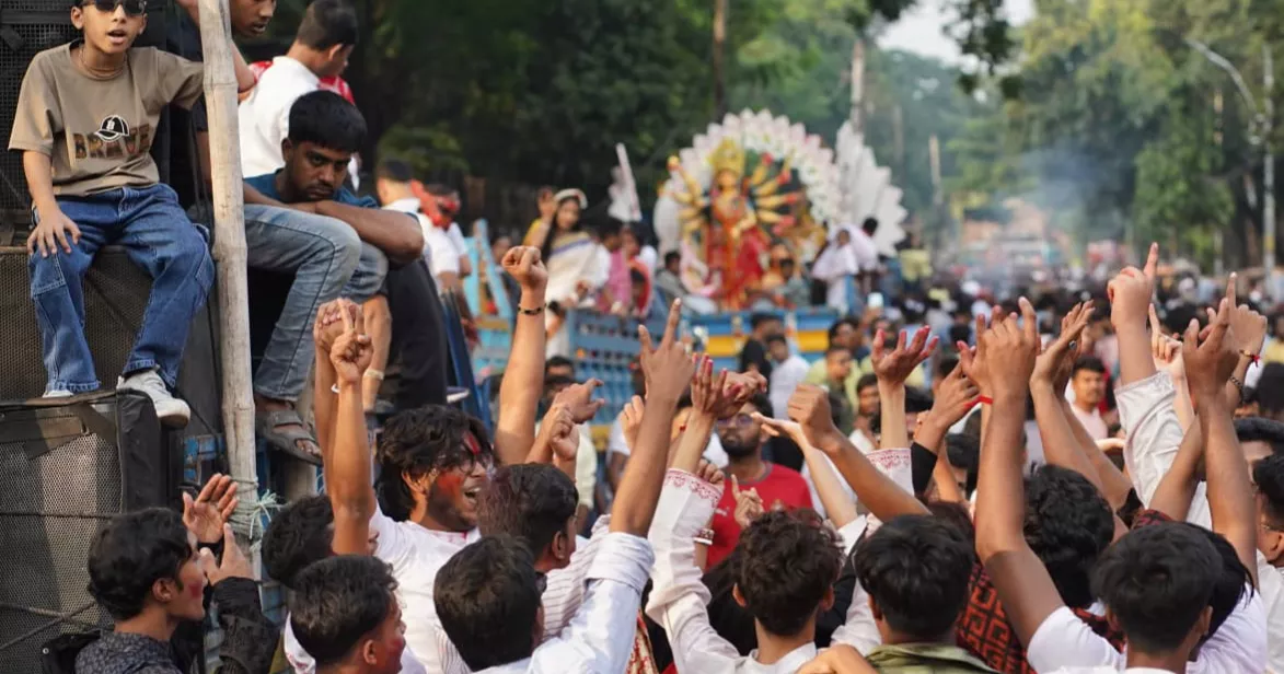 Durga Puja ends with immersion of idols