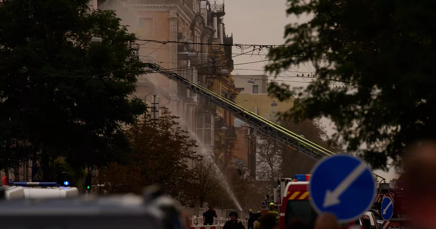 Russian drone hits Ukraine’s security service headquarters as US peace efforts continue