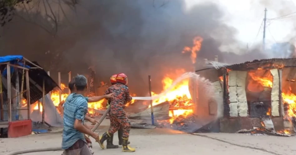 95 shops reduced to ashes in Kurigram fire