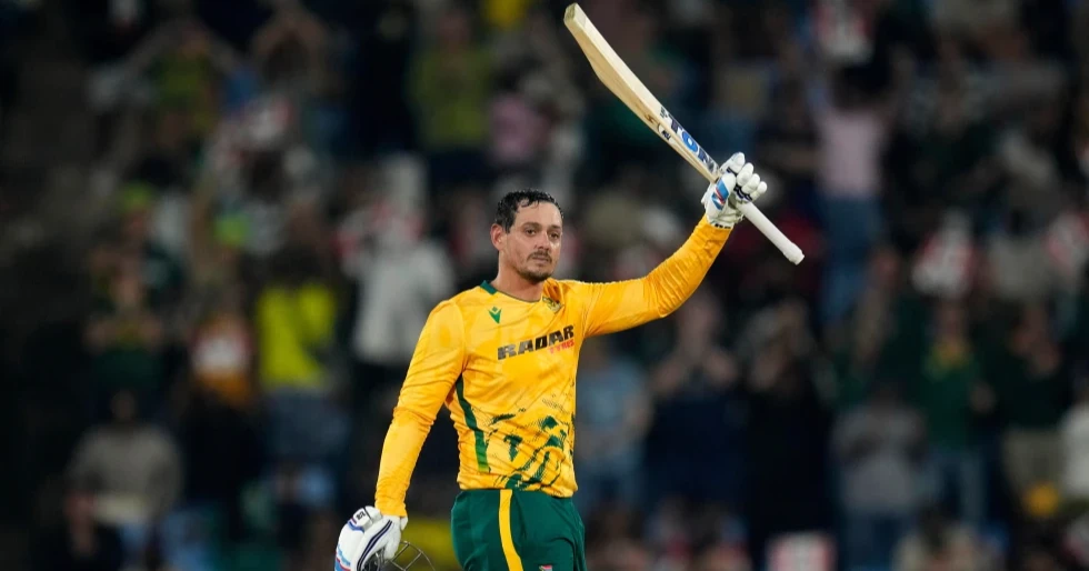 De Kock’s century in 100th T20 powers South Africa to series win
