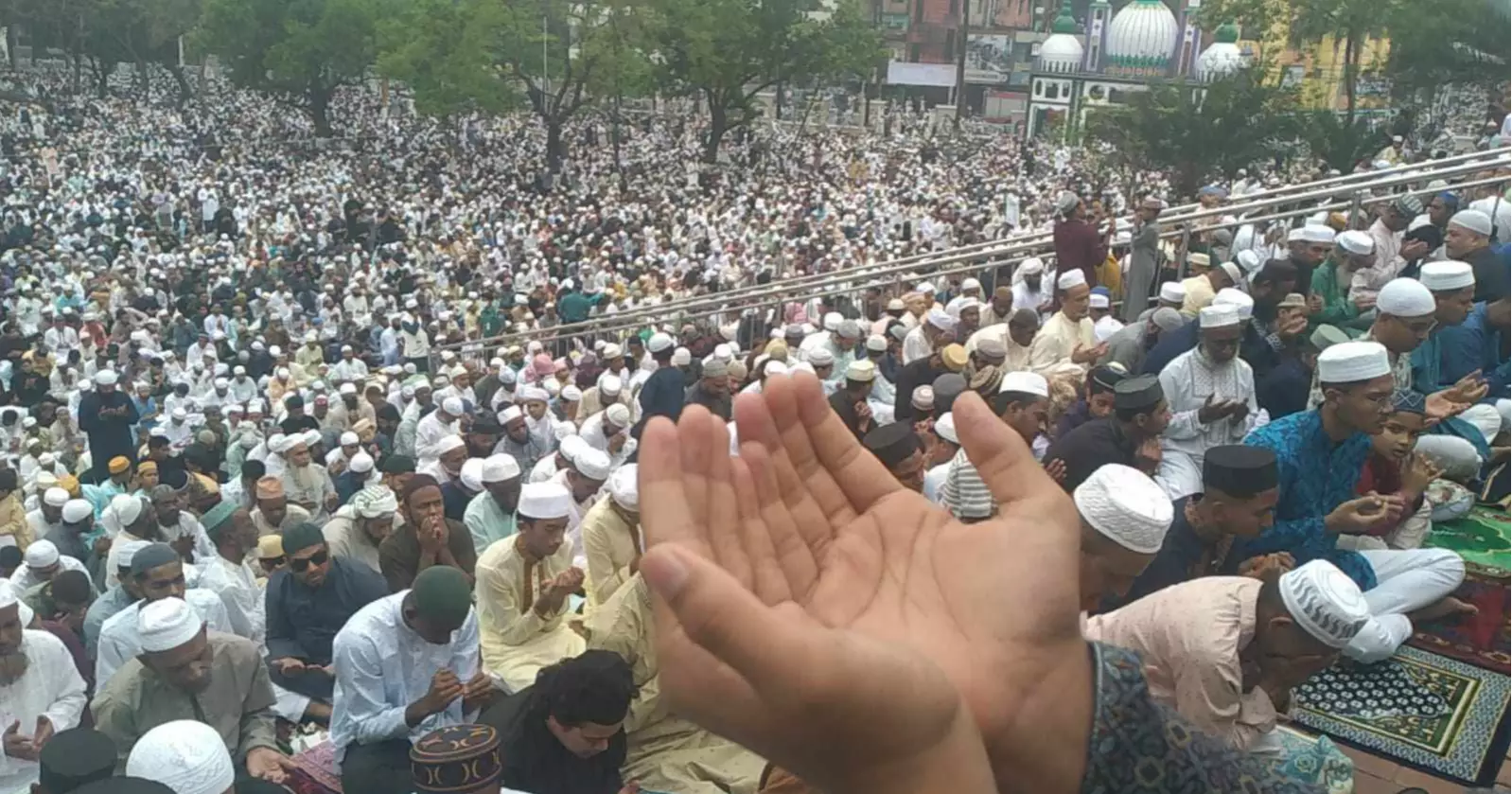 Thousands of devotees attend Eid congregation in Sylhet’s Shahi Eidgah