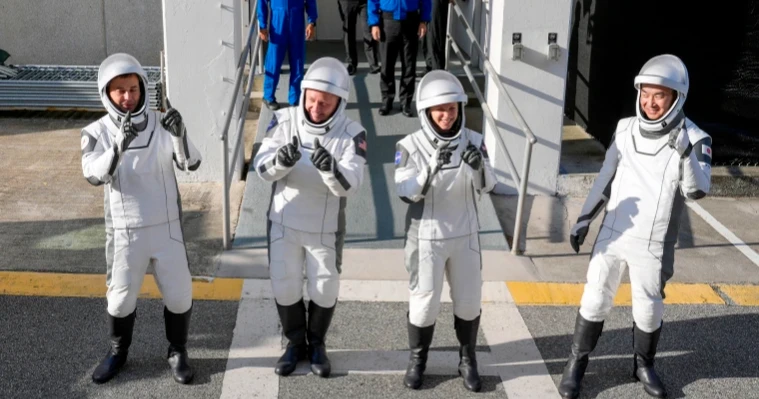 SpaceX swiftly delivers four astronauts to International Space Station within 15 hours of launch