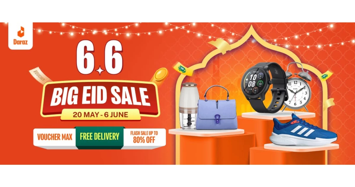 Daraz launches 6.6 Big Eid Sale with contests, vouchers and Qurbani rewards