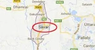 Bus torched in Savar