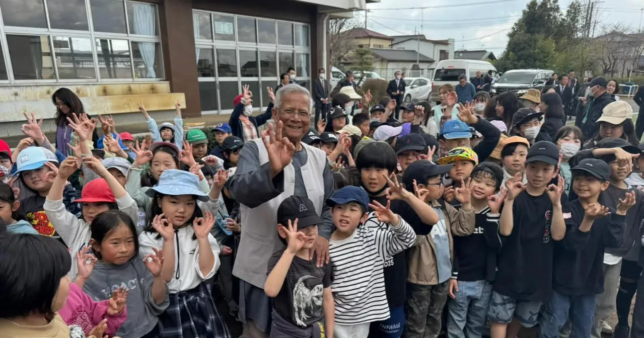 Prof Yunus visits Sakai, discusses social business, ‘3ZERO’ vision