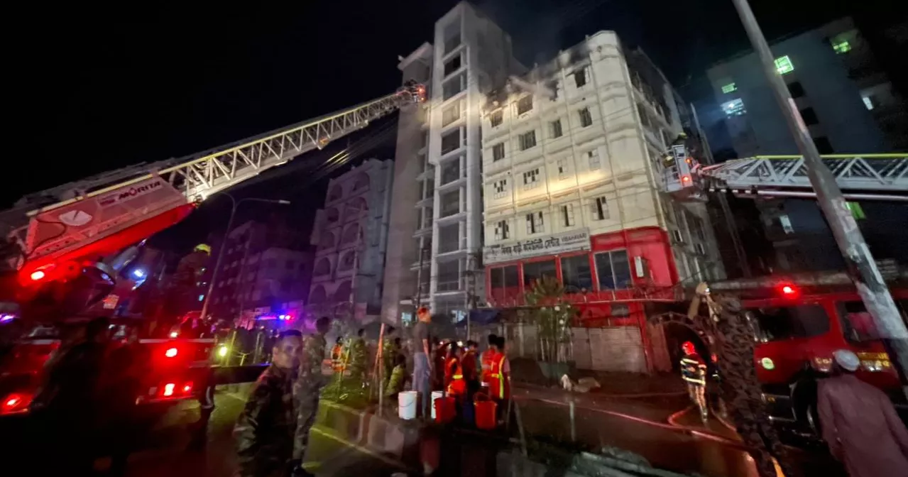 Fire at Mirpur community centre building fully doused