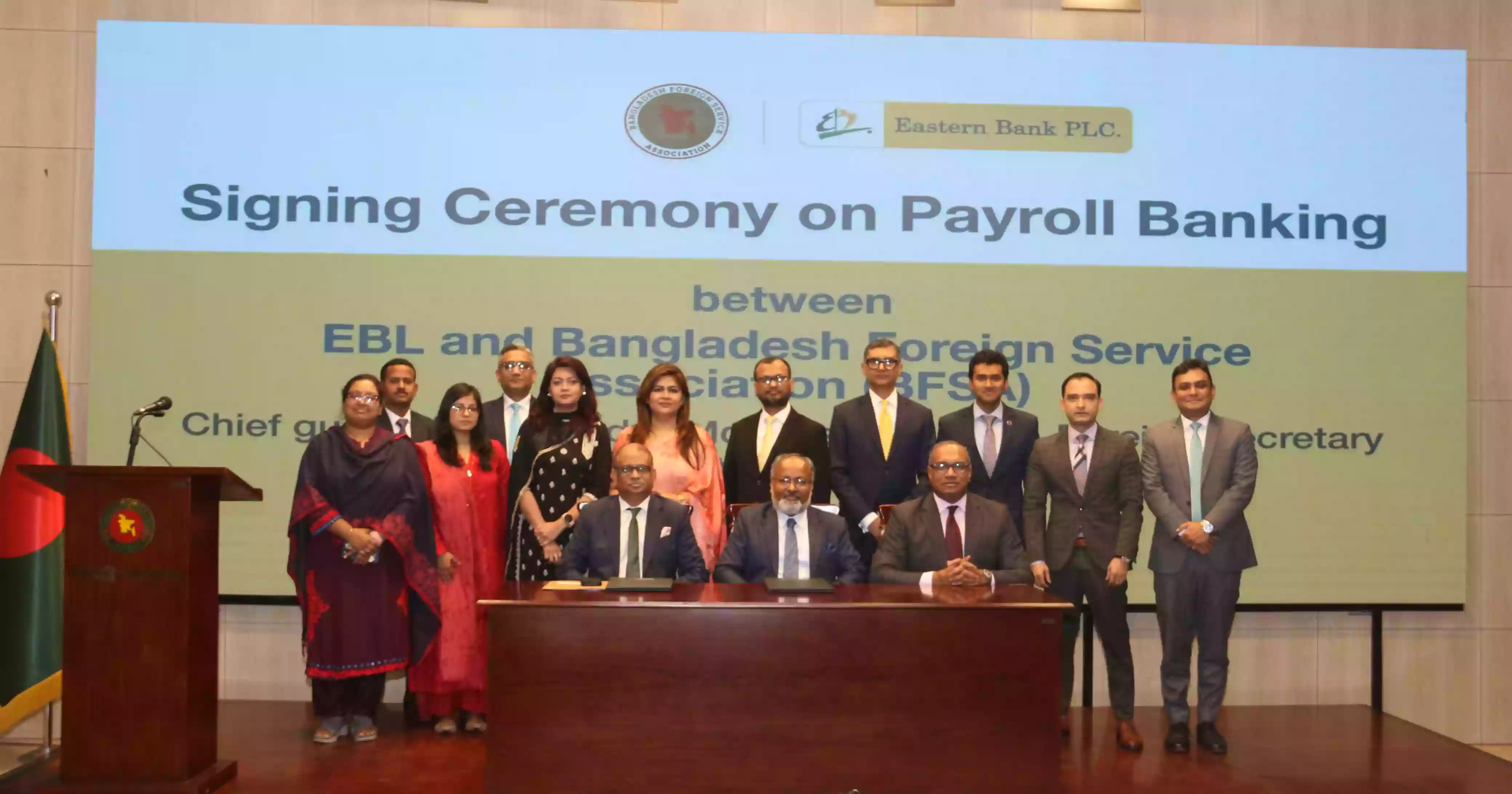 EBL offers payroll banking services to foreign service officers