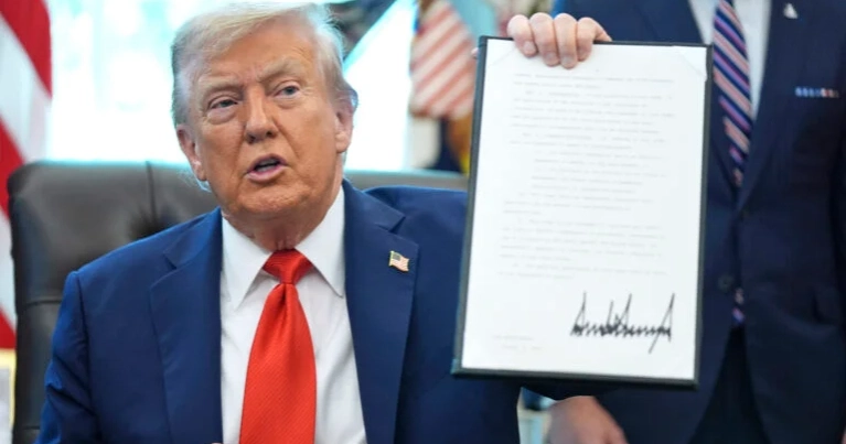 Trump signs order to criminalize flag burning despite Supreme Court ruling