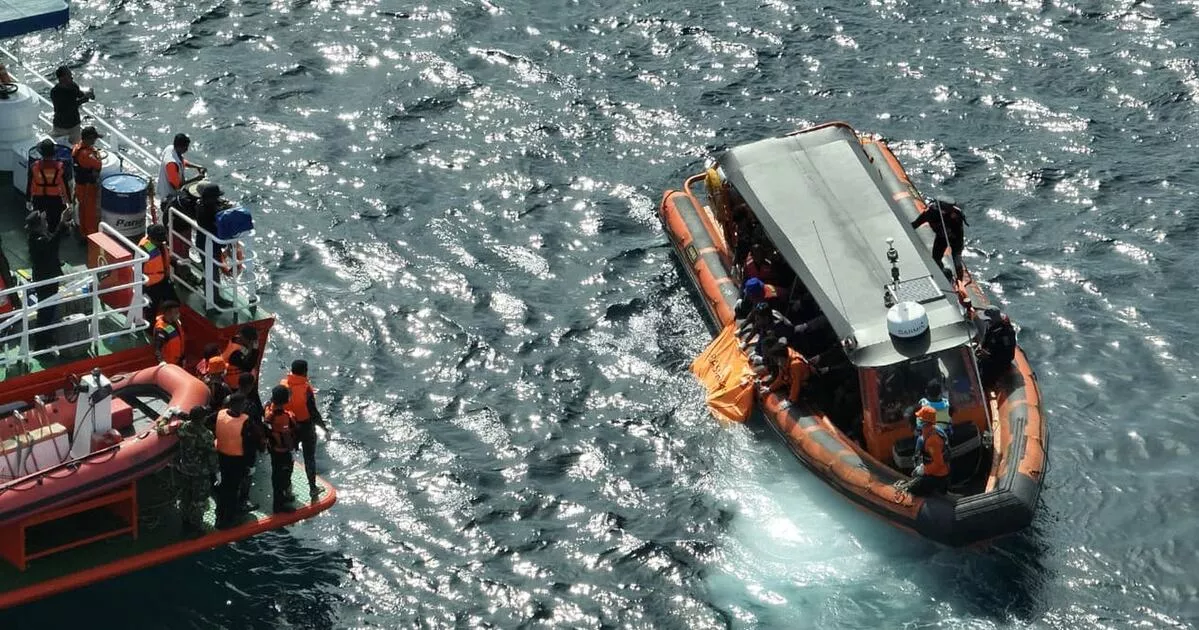 Rescuers search for 27 missing after boat sinks in Indonesian waters