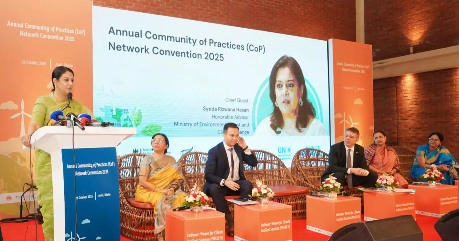 Climate resilience in Bangladesh to be built on women’s indomitable courage: Rizwana