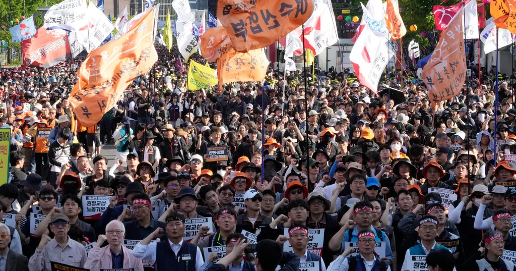 May Day protests held worldwide as workers demand relief from rising costs