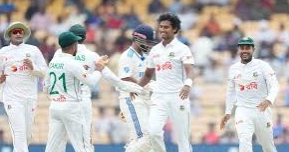 Bangladesh hit back after lunch as Ireland slipped to 101 for 3 in Sylhet