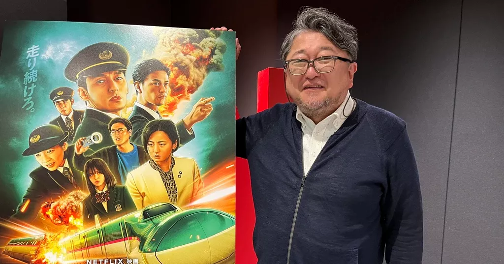 A new Netflix film features hurtling Japanese bullet train with ticking bomb