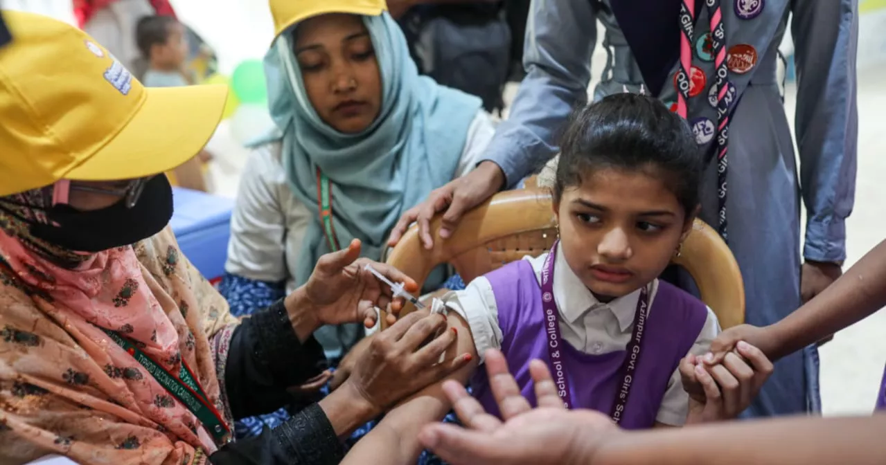 Bangladesh launches nationwide typhoid vaccine campaign, aiming to cover 50 million children