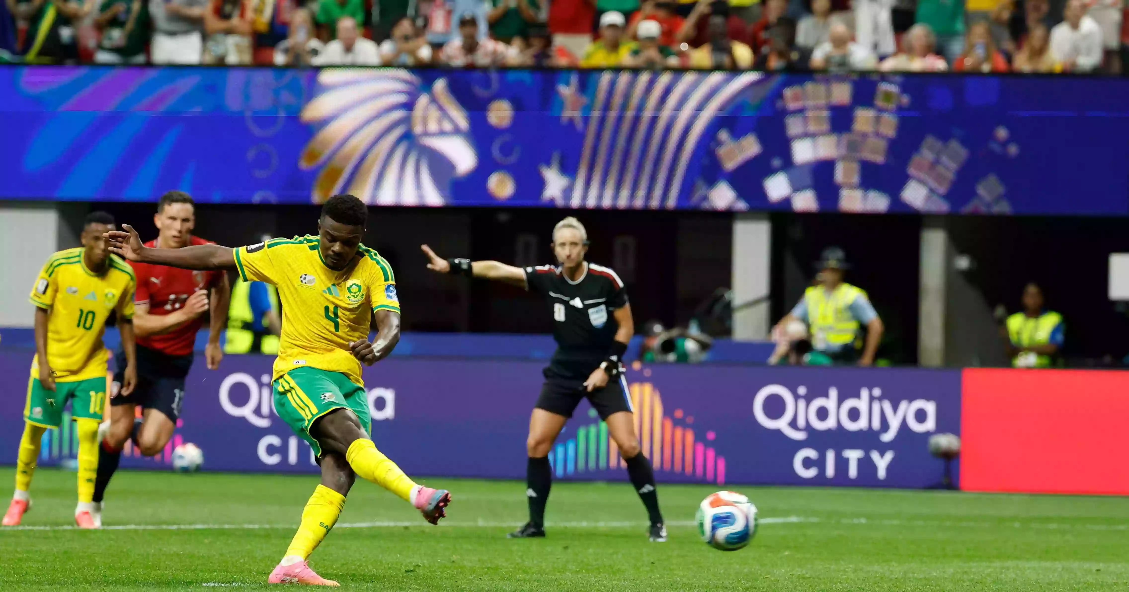 Mokoena’s late penalty earns South Africa draw against Czech Republic, keeps World Cup hopes alive