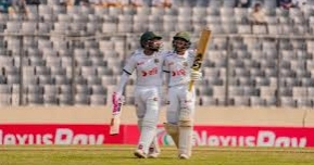 Bangladesh set massive target for Ireland in Dhaka Test 