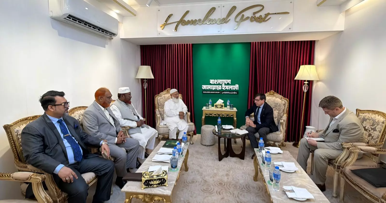 Newly appointed French Ambassador meets Jamaat Ameer