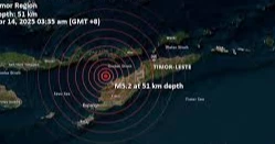 5.2-magnitude earthquake hits eastern Indonesia