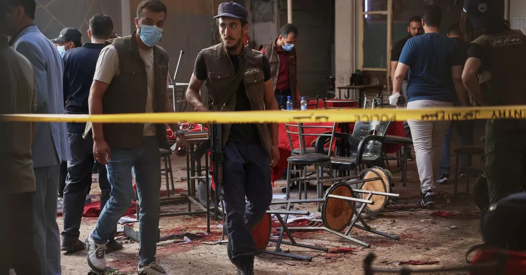Blast at Damascus cafe in Syria kills at least 6, injures 22