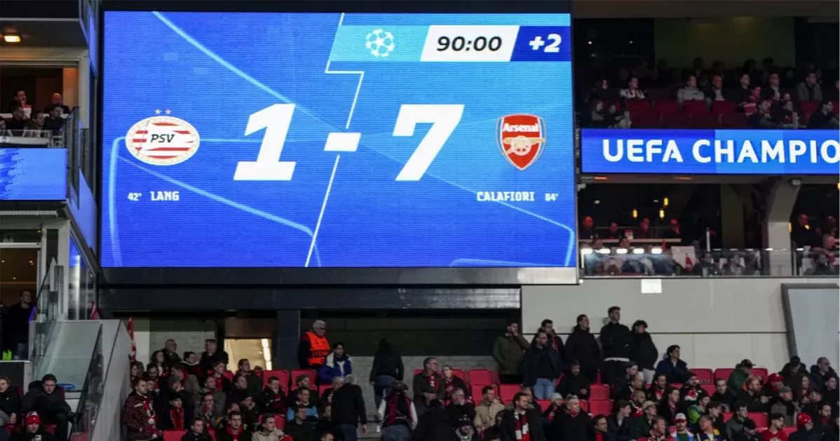 UEFA Champions League 2025: Arsenal’s Record-Breaking Victory Paves Way to Quarterfinal