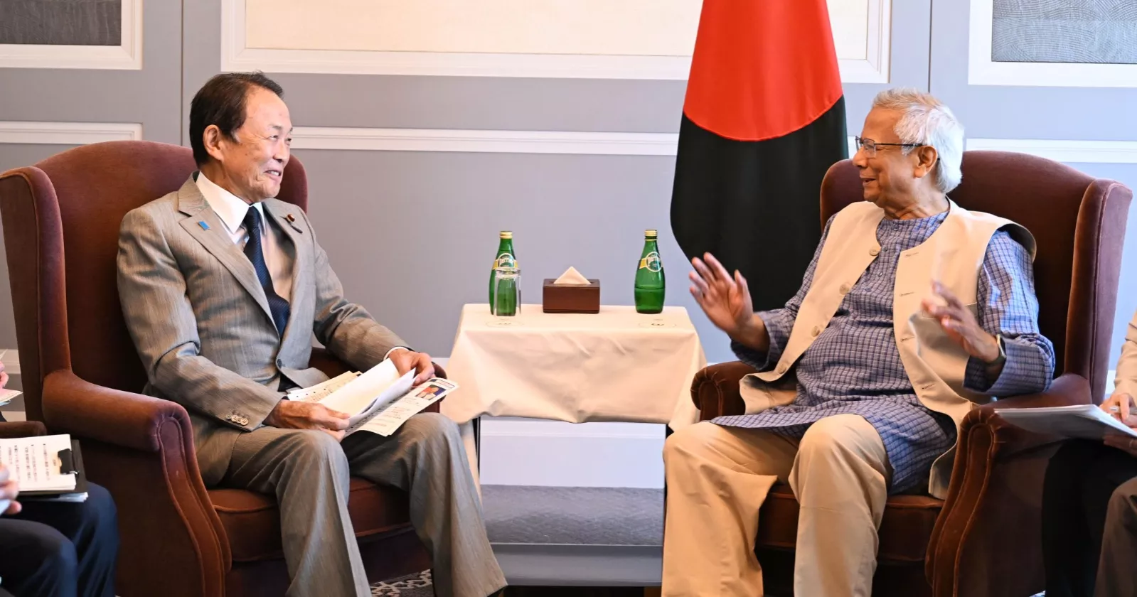 Election in Bangladesh by June next year, Yunus tells Japan’s Taro Aso