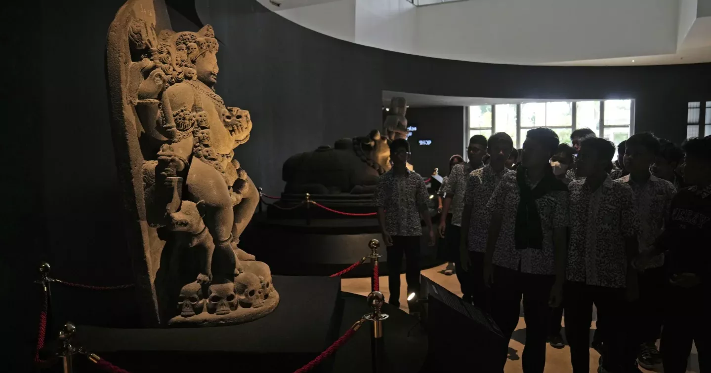 Indonesia showcases returned artifacts it had sought for decades from the Netherlands