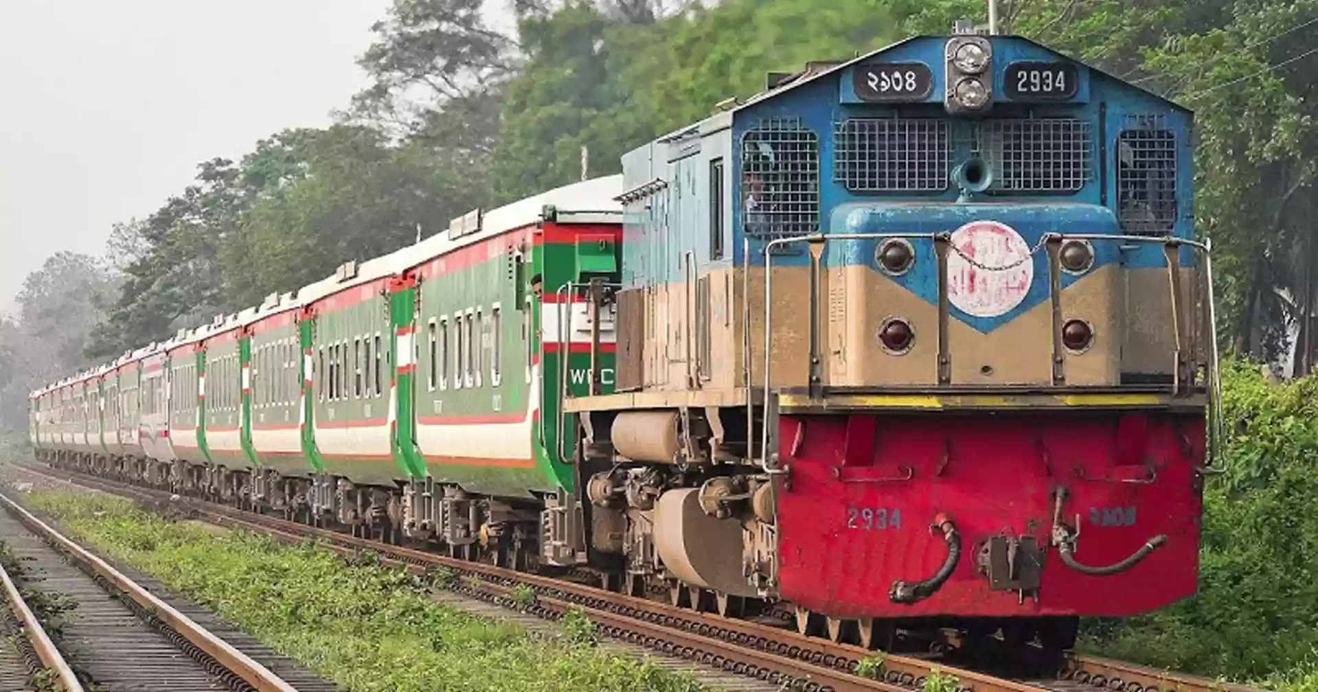Train engine catches fire in Sylhet