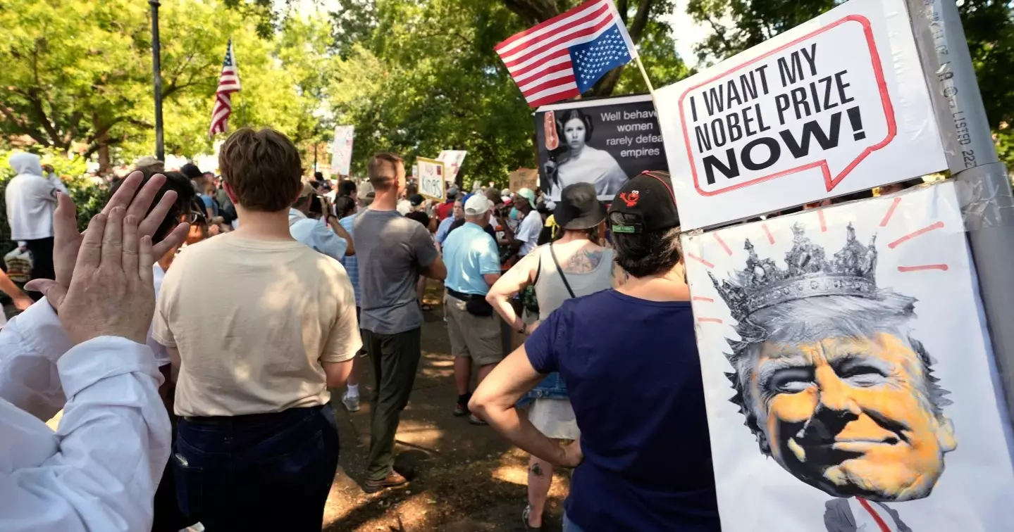 Trump says winner accepted Prize “In Honour of Him”