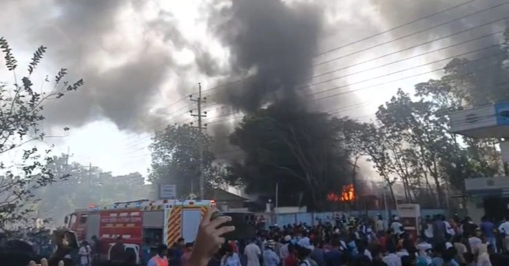 Gazipur coil factory fire under control