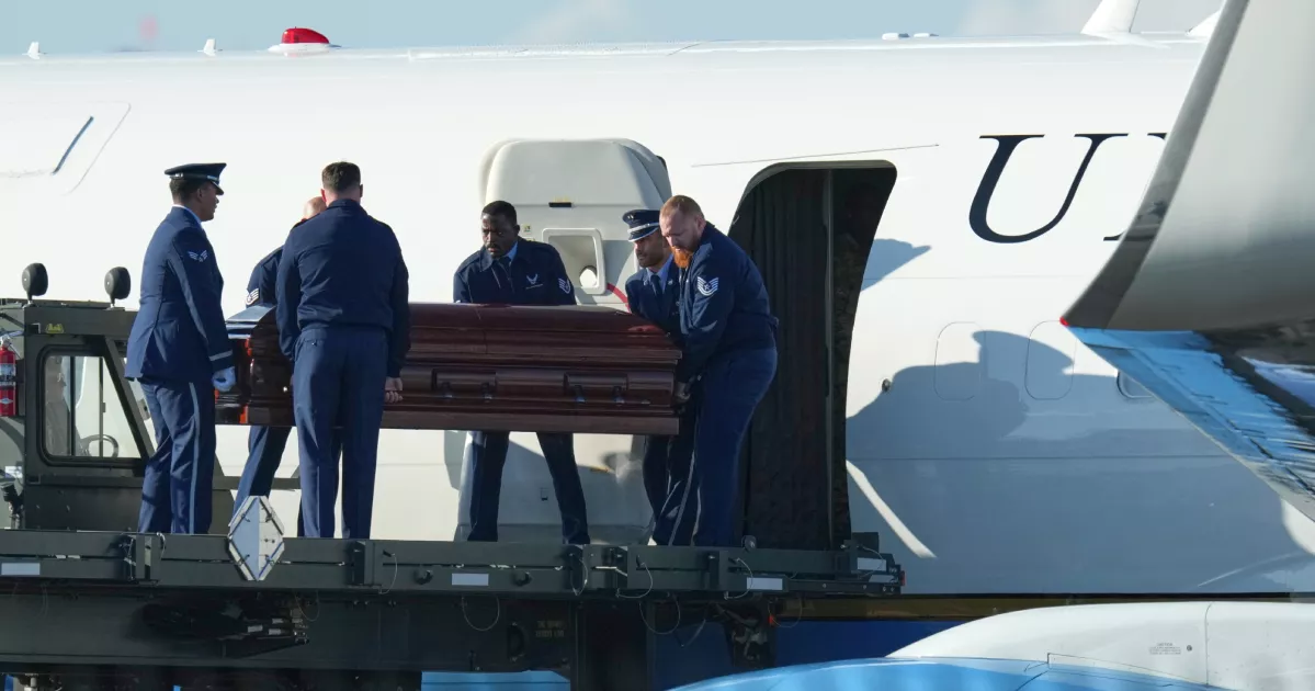 Charlie Kirk’s casket arrives in Arizona with Vance aboard Air Force Two