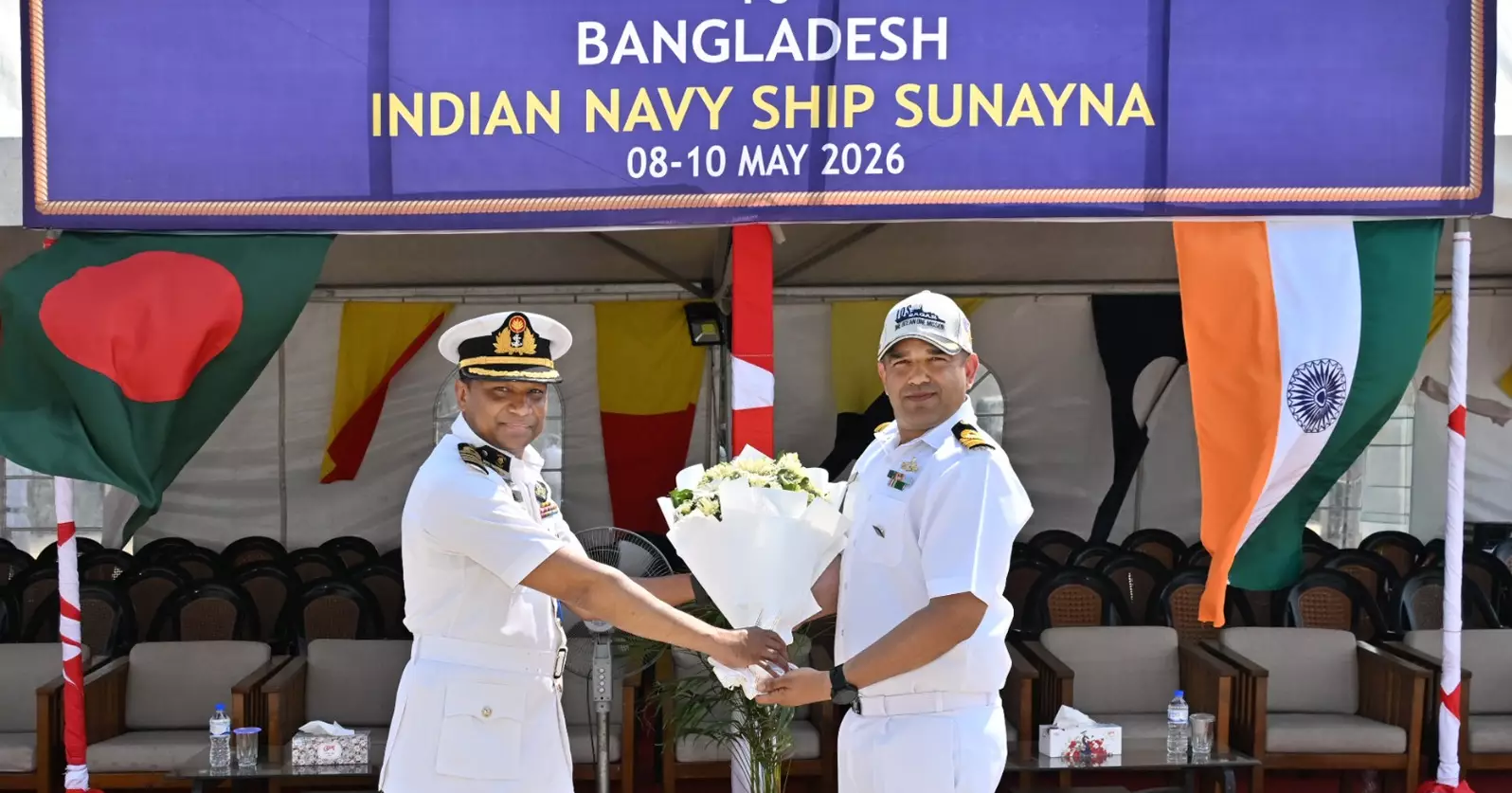 Indian Naval ship INS Sunayna arrives in Chattogram on goodwill visit
