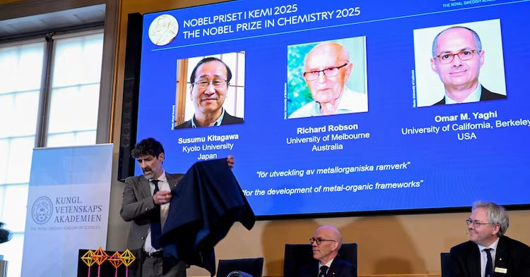 Nobel chemistry winners hailed for ‘Harry Potter handbag’-like discovery