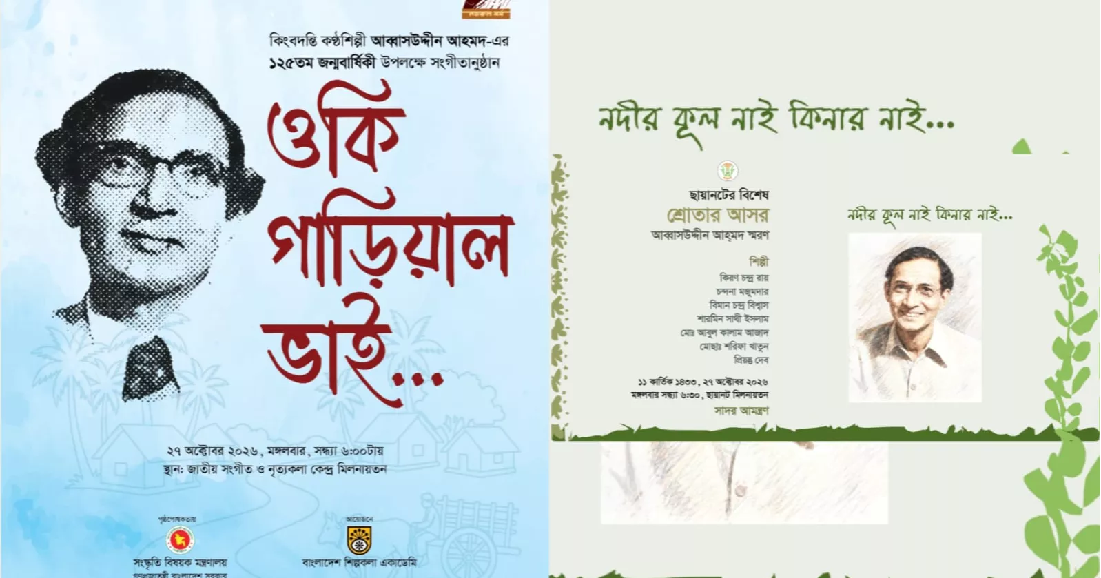 Abbasuddin Ahmed’s 125th birth anniversary to be marked with tributes Tuesday