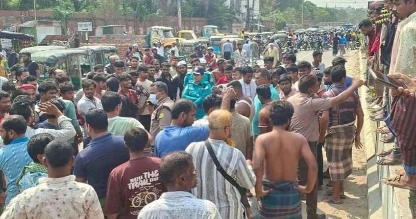 Auto-rickshaw drivers block Basila road over traffic restrictions