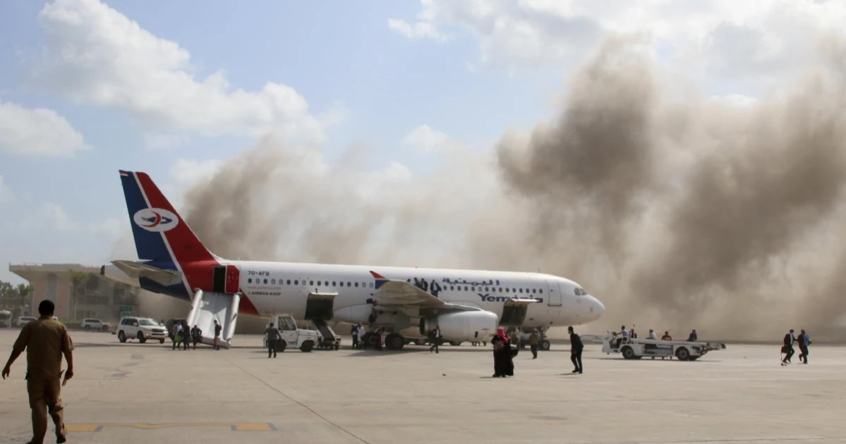 Two ballistic missiles hit area near Aden International Airport
