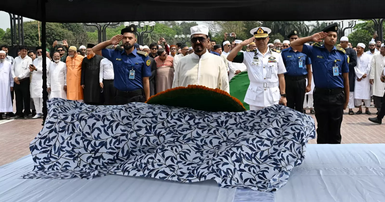 Ex-BNP MP GM Fazlul Haque’s janaza held at JS South Plaza