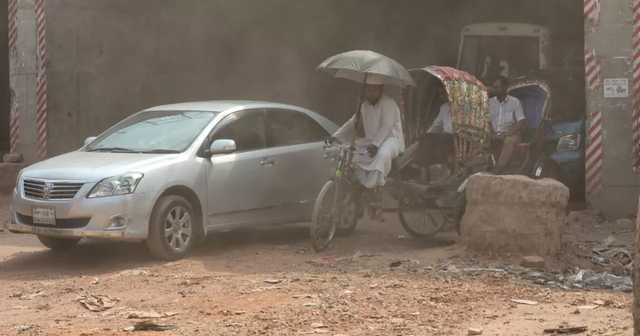 Dhaka’s ‘unhealthy’ air quality continues