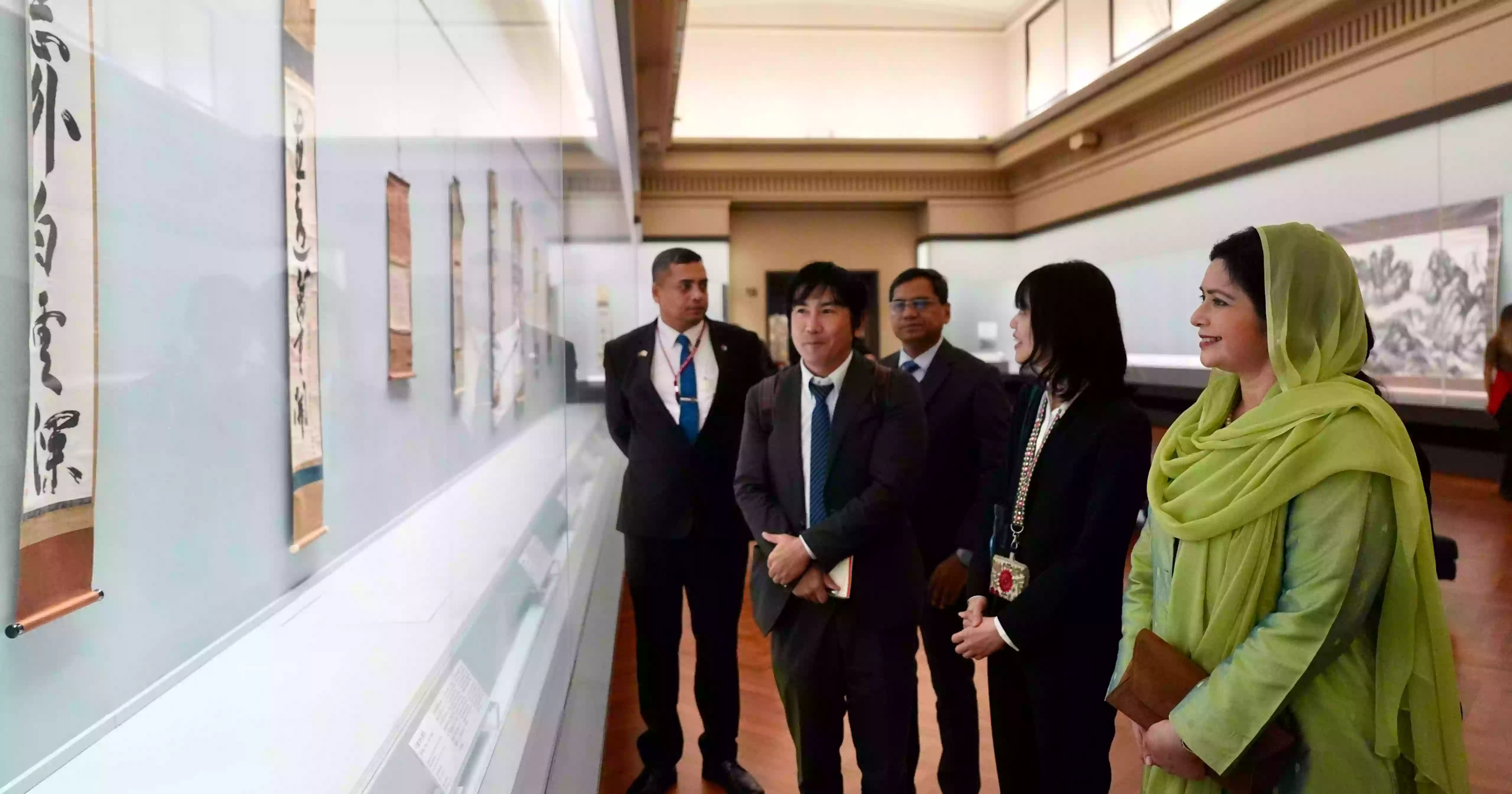Zubaida visits healthcare, nursing centres and museum; meets Japanese Princess Takamado