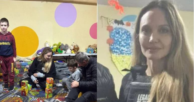 Angelina Jolie makes surprise visit to Ukraine’s Kherson amid Russian drone attacks