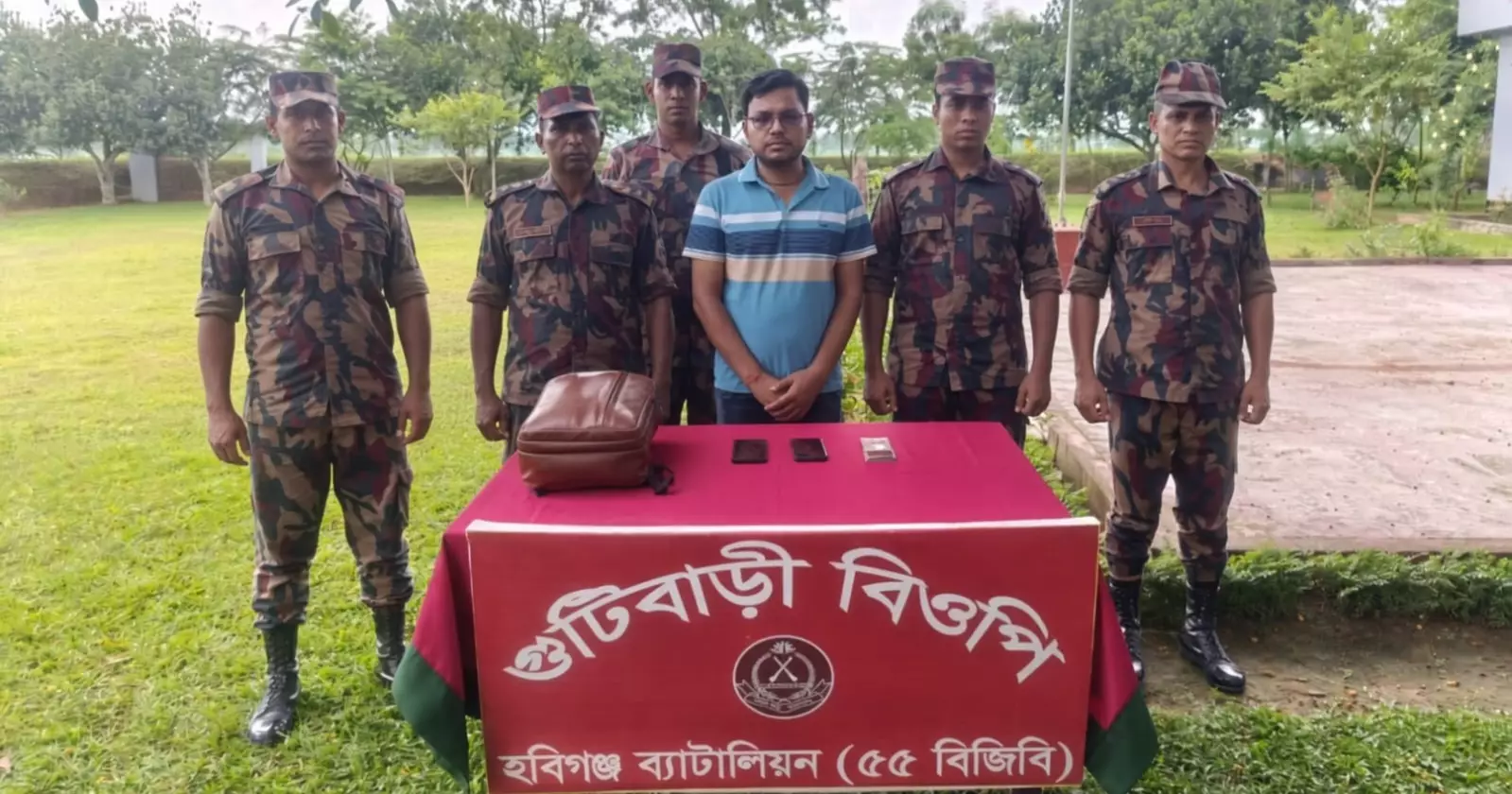 BGB detains election office data entry operator trying to cross into India