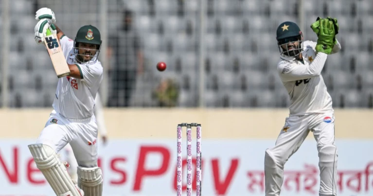 Shanto leads from front as Bangladesh sets Pakistan 268 to win