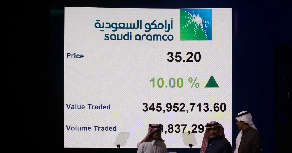 Saudi’s oil giant Aramco reports decline in annual profit, cuts dividend