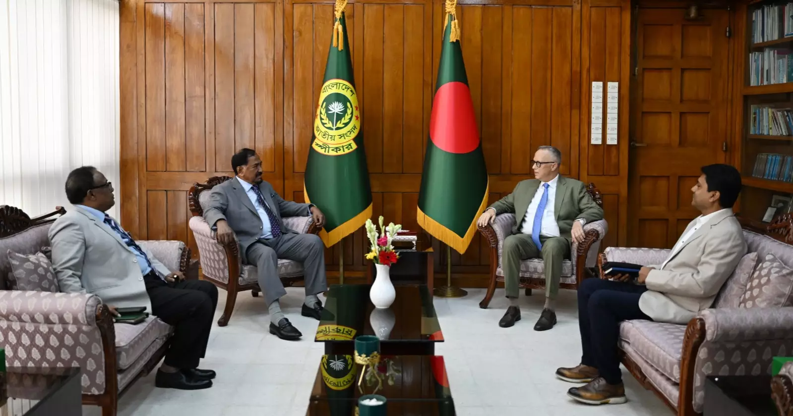 Speaker seeks IRI support for capacity building of newly elected MPs
